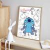 Disney Diamant Malerei: Stitch wird verrückt Kreative Illustration 5D Diamantmalerei Kunst Stickerei Kreuzstich Raumdekoration