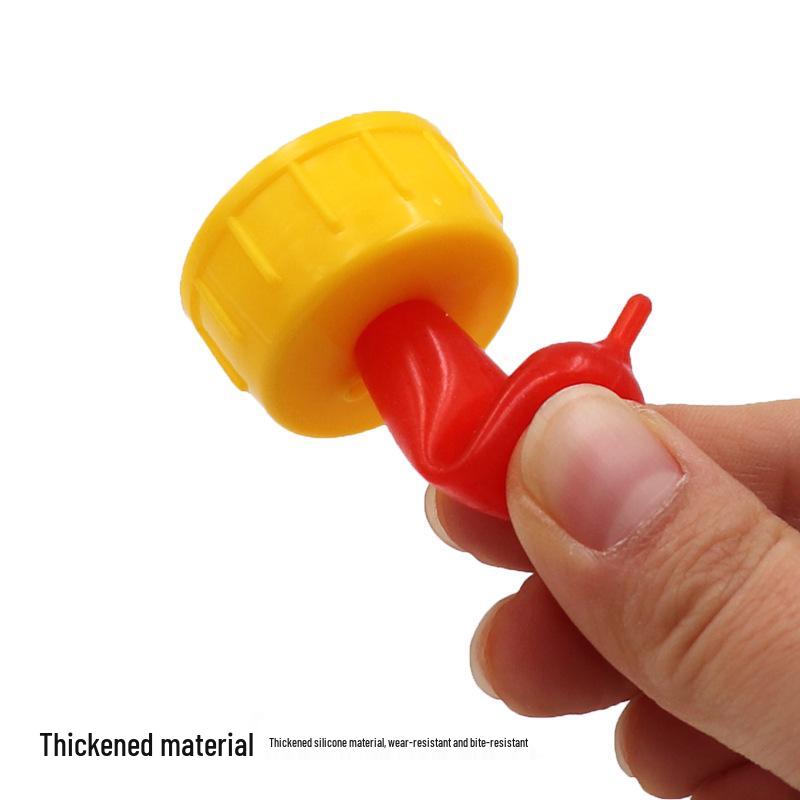 Lamb and Small Animal Feeding Bottle Pacifier - Bite-Resistant, Thickened Milk Nipple for Cows and Sheep