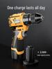 Rechargeable Brushless Electric Impact Drill & Screwdriver with Lithium Battery