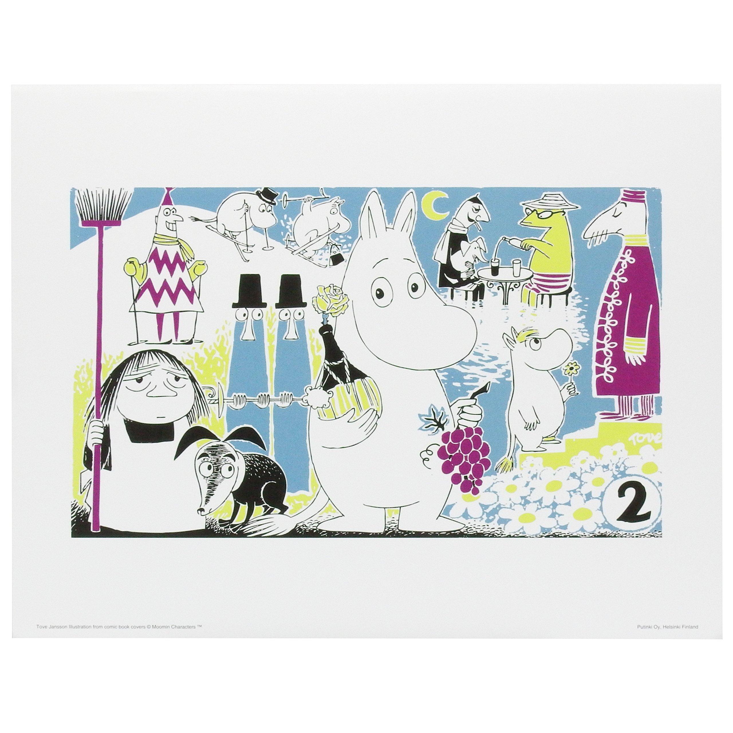 

Imported Putinki Moomin Color Mini Comic Book Cover Volume PTK040037 [Officially (Finland)] Poster, Art, 2,
