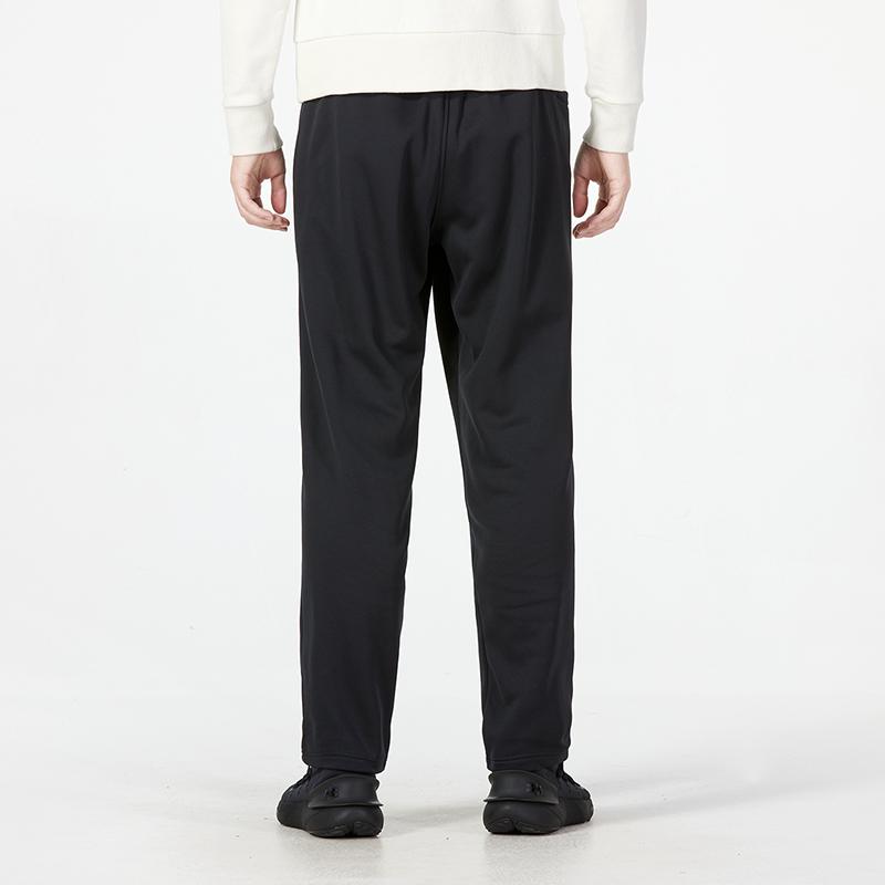 Under Armour Solid Color Sports Knit Casual Pants Men Bottoms Black 1373360-001
