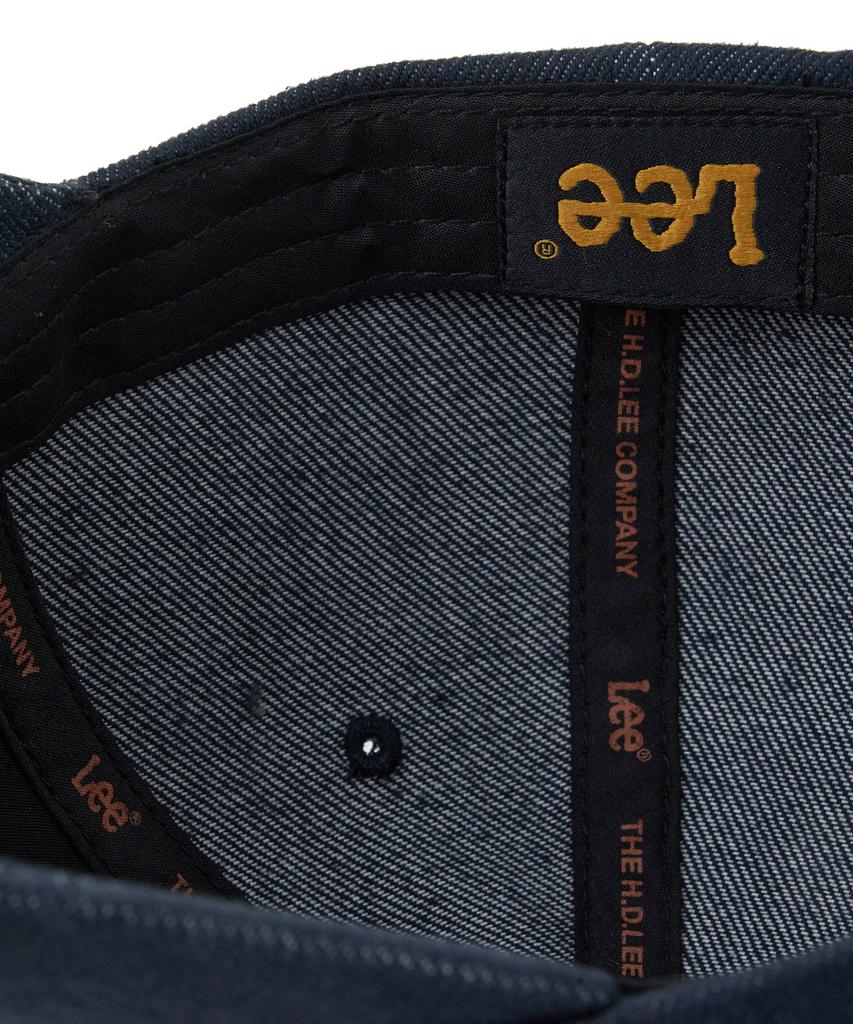 LEE Denim Lettering Ball Cap Indigo Low