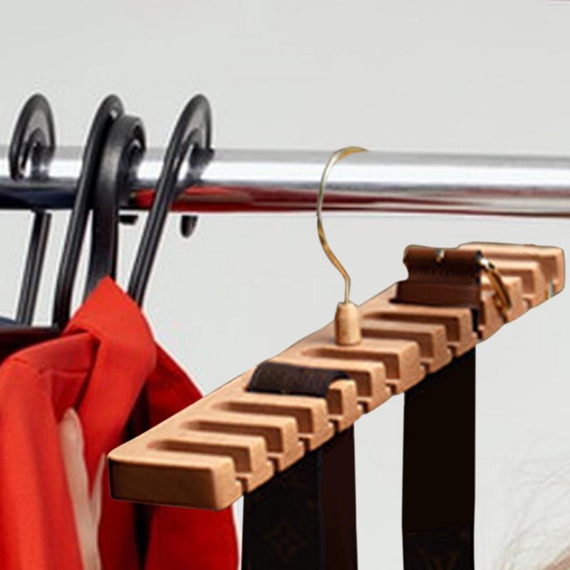 Tie Belt Hanger Wardrobe Closet Belts Scarf Hanging Organizer Storage Holder Rack Hook Bedroom Home Items Space Saver