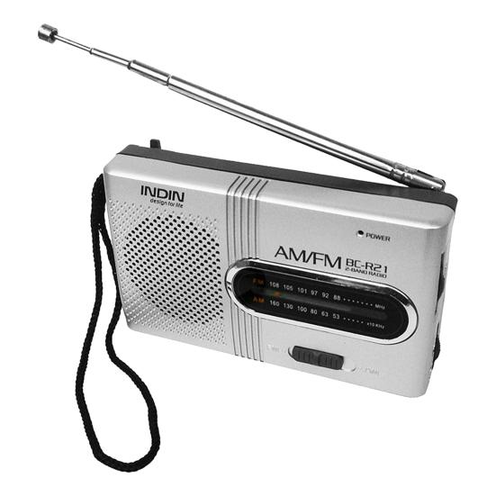 BC-R21 Bærbar Radio Sterkt Signal Multifunksjonell Innebygd Høyttaler Fullt Bånd FM Stereo Radio for Eldre