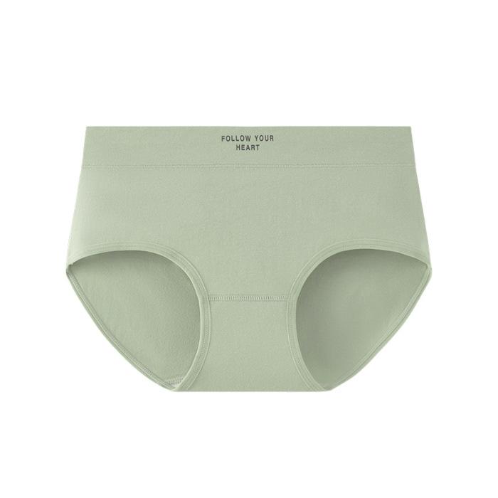 Women's Spring and Autumn Cotton Tight Fitting High Waisted Student Briefs