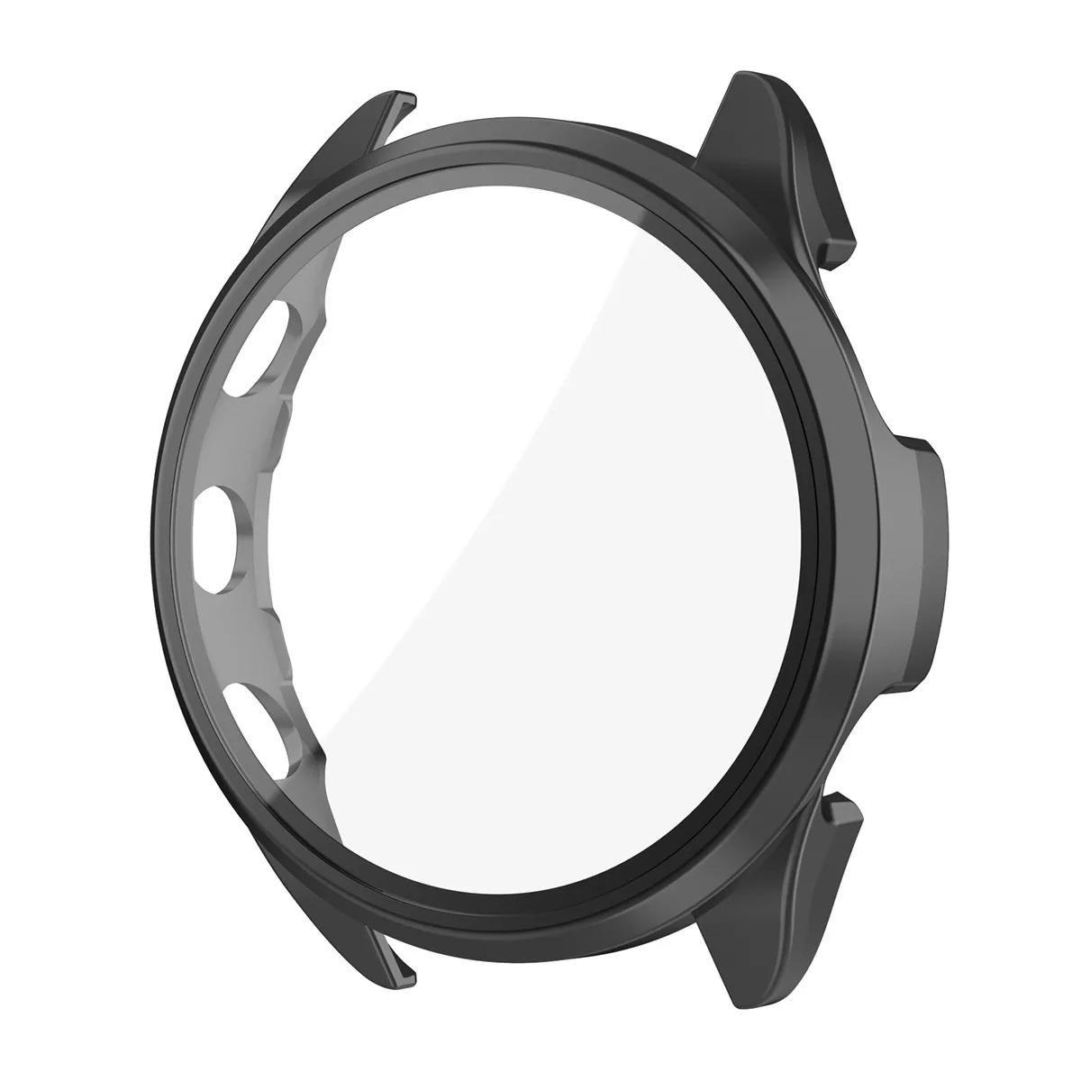 PC-hoesje voor Garmin Forerunner 970 165 265 965 570 47mm 42mm HD Gehard Glazen Cover Garmin Venu 3/Vivoactive 5 Beschermhoes Forerunner 265