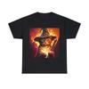Vintage Style Cat T Shirt Catdalf Fantasy Art Tee Warlock LOTR Cool Halloween