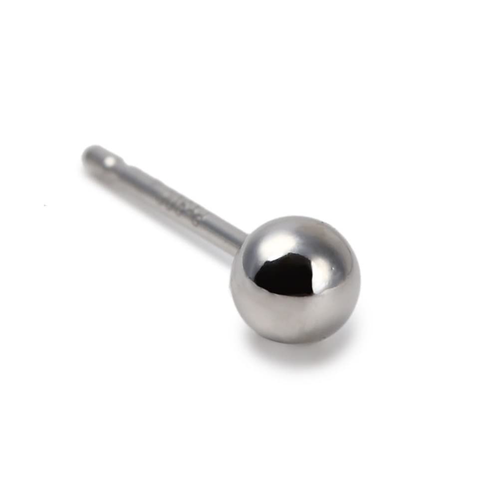 

Goods Platinum round one for men and [Happy Shop] earrings, ball, 3mm, ear, Pt900, women, pi-pt-bal03-s