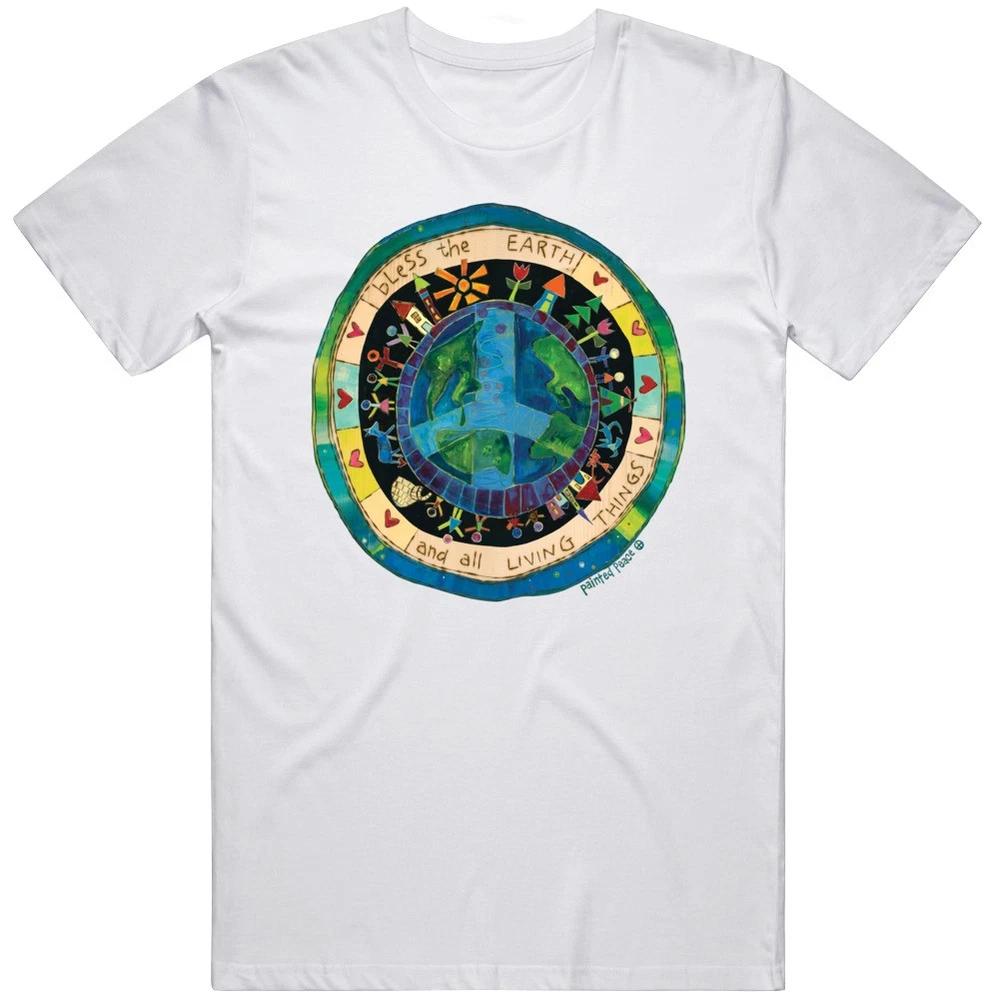 Bless The Earth White T Shirt S