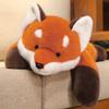 New Stuffed Anime Red Panda Plushie Doll Fluffy Hair Red Raccoon Hug Pillow Kids Gift Soft Toy