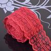 10m Embroidered Lace Trim Ribbon Band Clothes Handicraft DIY Sewing Decoration