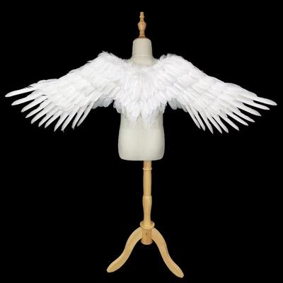 Foldable Angel Wings Realistic White Swallow Wings High Quaity Cosplay Accessories