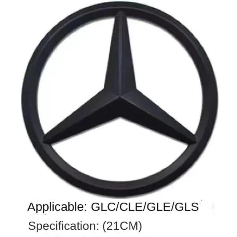 1 Stück ABS Auto Frontgrill Emblem Aufkleber Abdeckung für Mercedes Benz W204 W205 W210 W211 W212 W213 C E-Klasse GLA GLK ML GLC GLE
