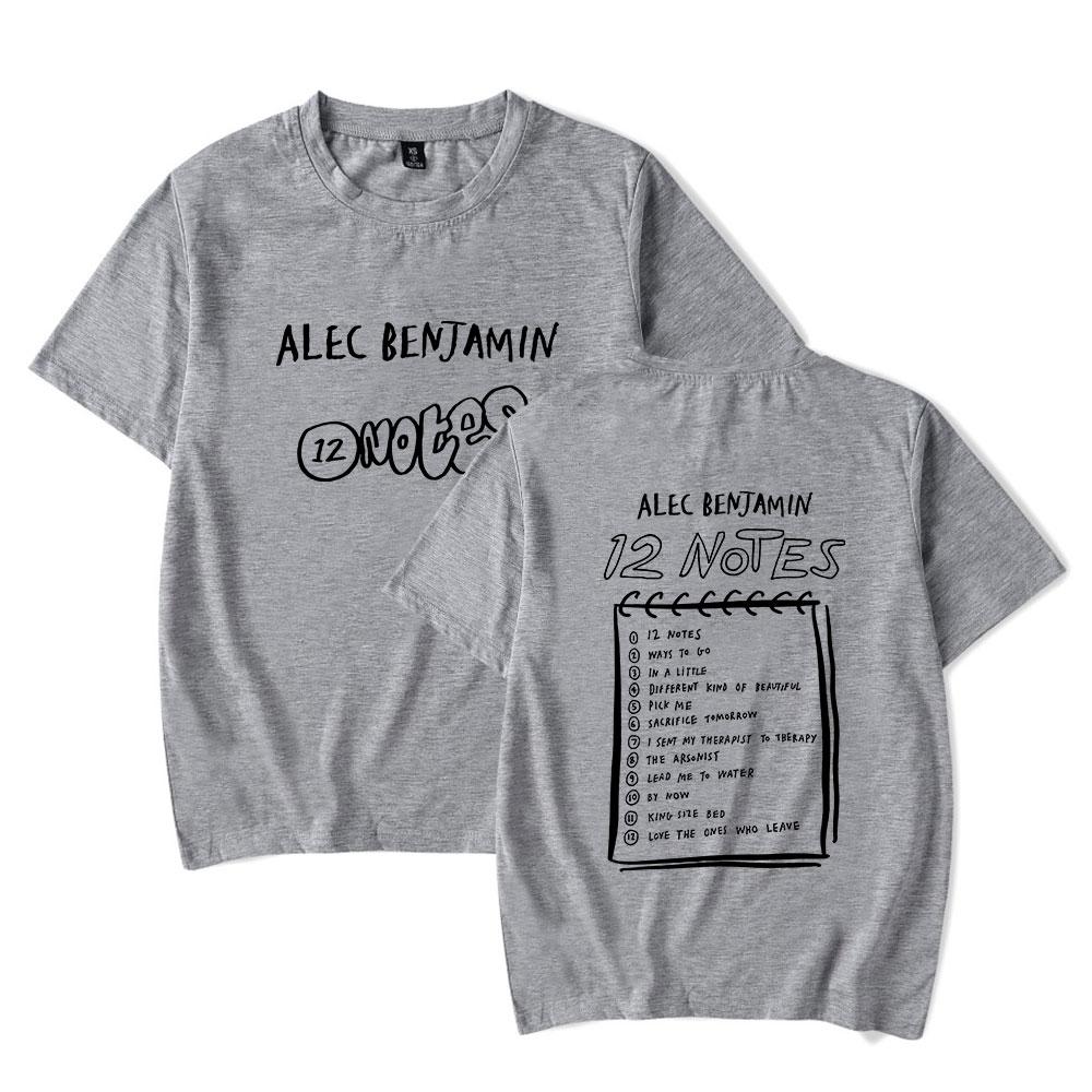 Fashion for Fans of Alec Benjamin Women Men's Casual Printed Short Sleeve T-shirts