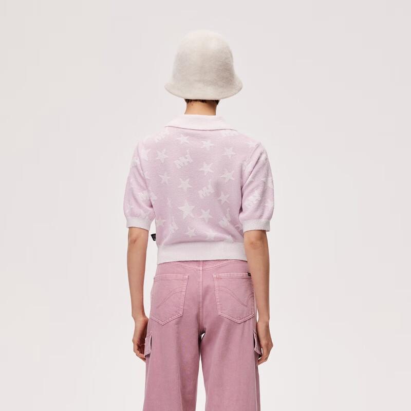 ONLY Women's NBA Co-branded Short-Sleeve Polo Knit Top