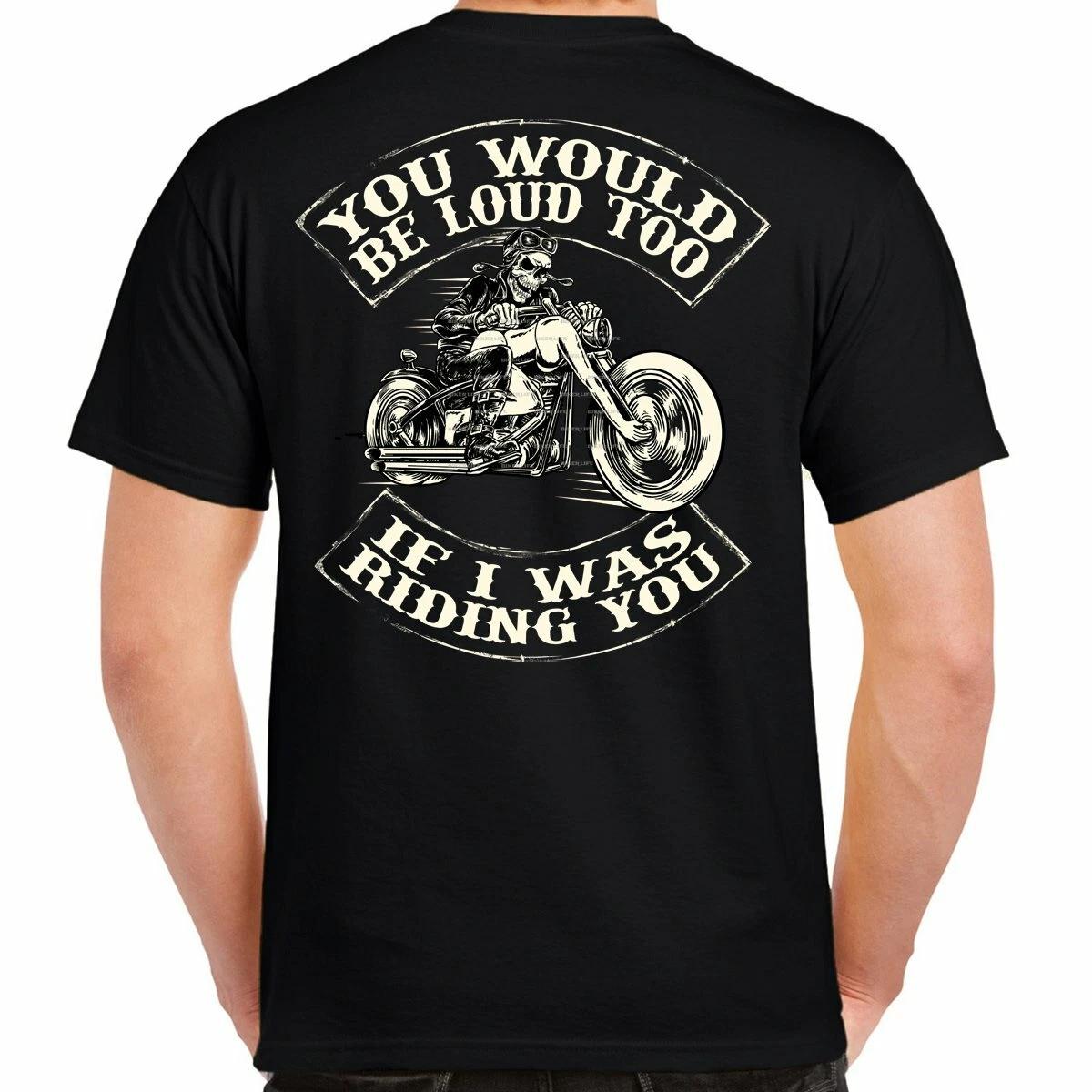 T Shirt cycles Skull Motorcycle no Harley Stripper funny Biker Offensive T Shirt M