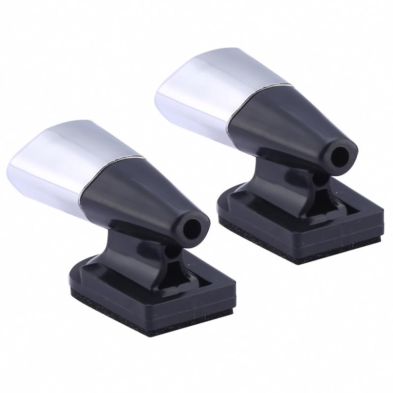 2Pcs Ultrasonic Animal Repeller Saving Wind Whistle Car Motorcycle Deer Warning Repeller Black Whistles