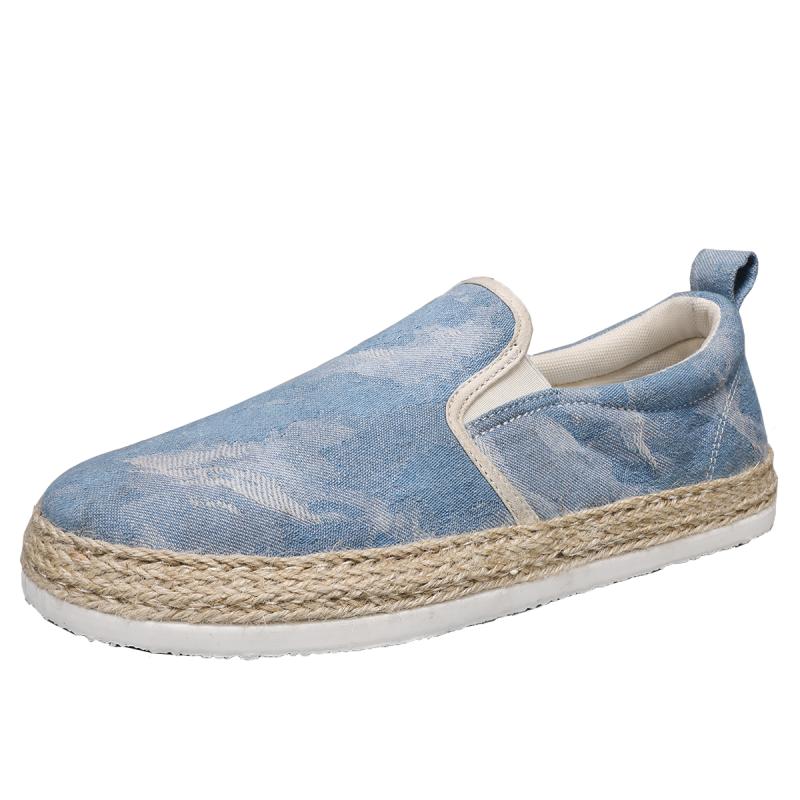 2026 Bequeme Herren Fischer Casual Canvas Slip-On Ballerinas mit PVC-Sohle Modische Schuhe für den täglichen Spaziergang Mehrere Farboptionen