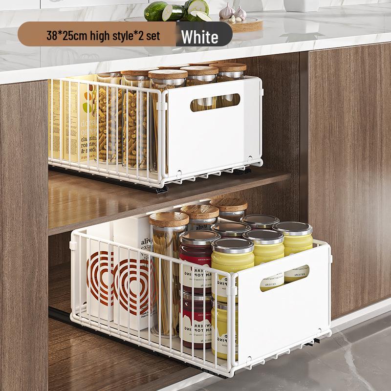 Cassetto Organizer Estraibile Sottolavello e Porta Spezie