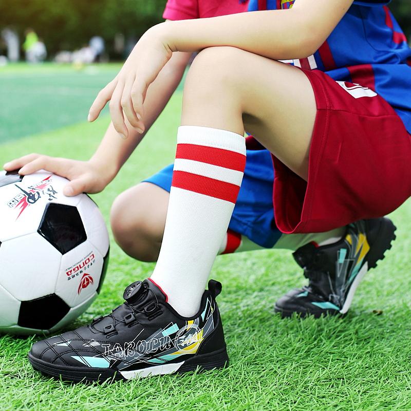 28-39 Children's Football Boots Fast and Convenient Short-nail Rotation with Children's Sports Football Shoes