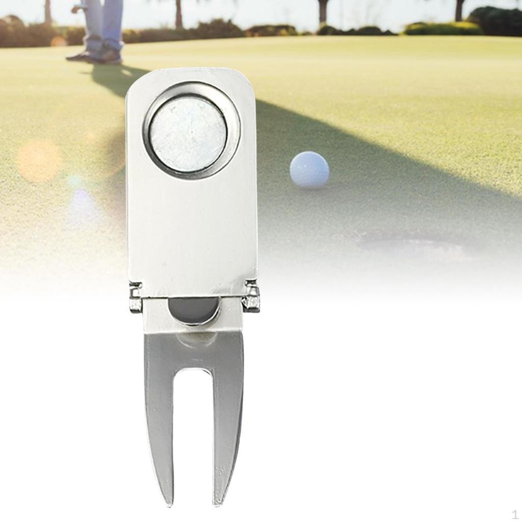 Golf Pitch Repair Tool Ball Marker Groove Cleaner