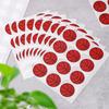 120Pcs Sports Theme Sports Ball Stickers Black White Removable Face Tattoo Stickers Round Labels Self-Adhesive
