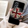 Templar Knight Case For OPPO Reno 11F 11 12 13 F 8T 7 8 10 Pro OPPO Find X8 X6 Pro X3 X5 Lite Cover Fundas
