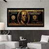 Creative Burning 100 Dollars Posters and Prints Modern Inspirational Bill Canvas Painting Wall Art for Living Room Home Decor