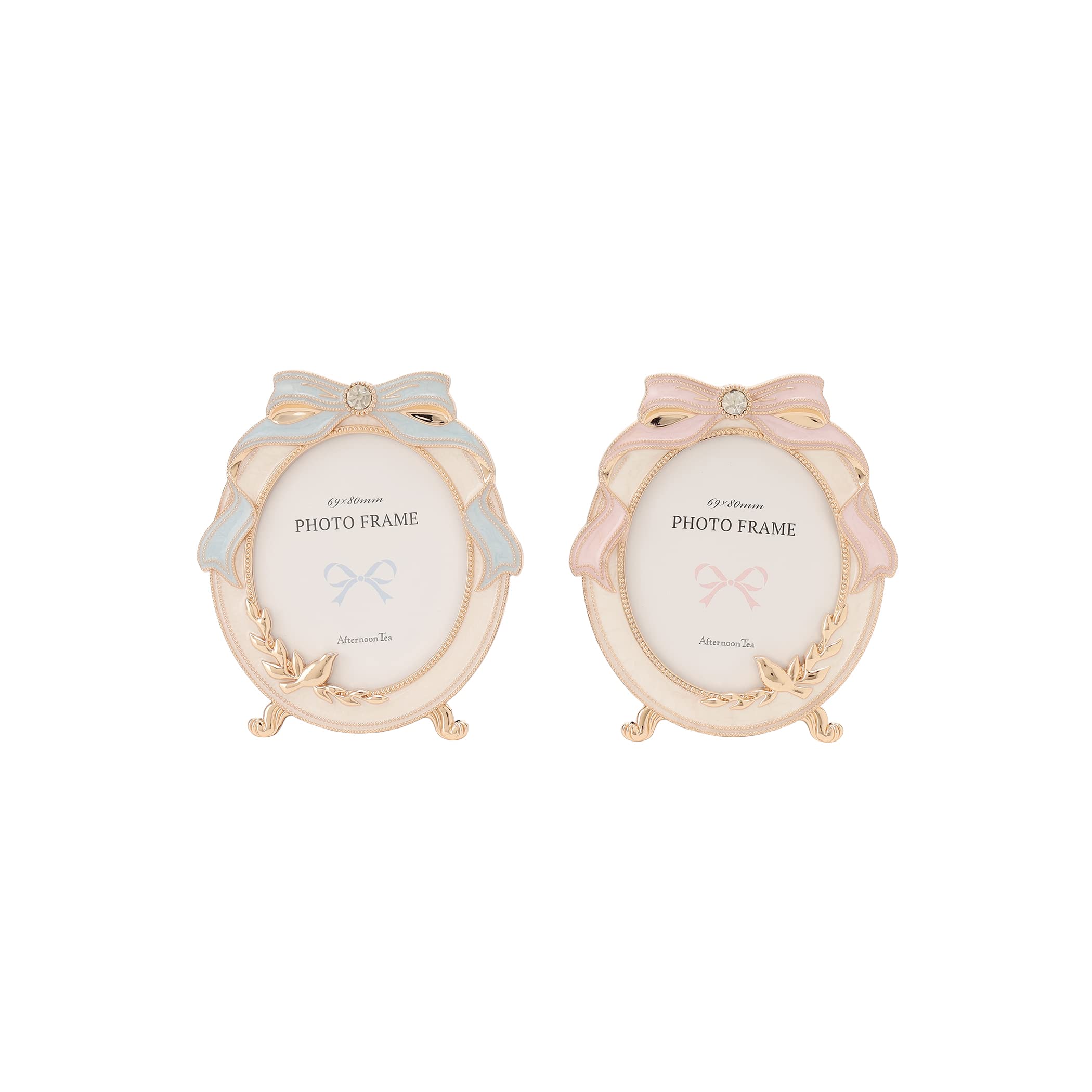 

Tea AfternoonTea LIVING Photo Frame GK21 Ribbon Pair Photo Frame Pink [Afternoon Living] рожевий