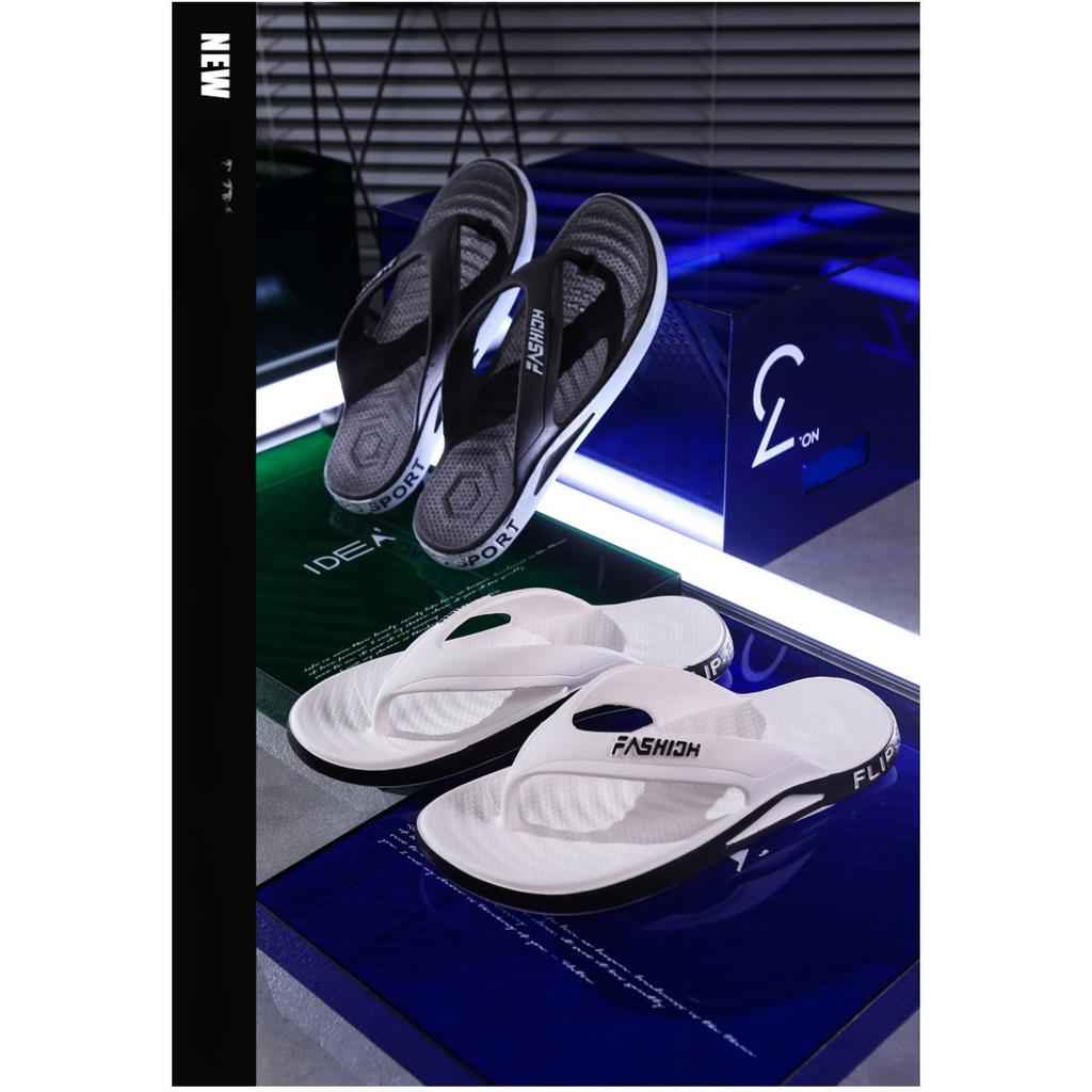 Men's Flip Flops, Durable for Summer Outings, Comfortable for Home Use, Non Slip, Fashionable and Trendy Men's Beach Shoes