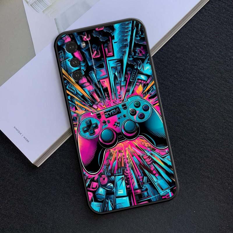 Creative game controller Phone Case For Motorola G85 Edge 50 G24 G35 G14 G04 40 G72 G34 G G54 G13 G32 5G Black