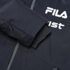 Fila Letter Logo Printed Hooded Down Ski Jacket Men Jackets Dark-Blue A11M346904F-NV