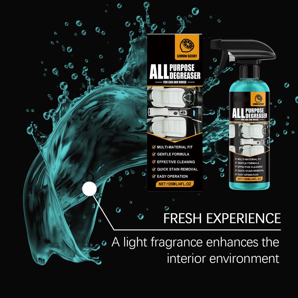 Víceúčelový odmašťovač pro čištění interiéru vozu, 120 ml