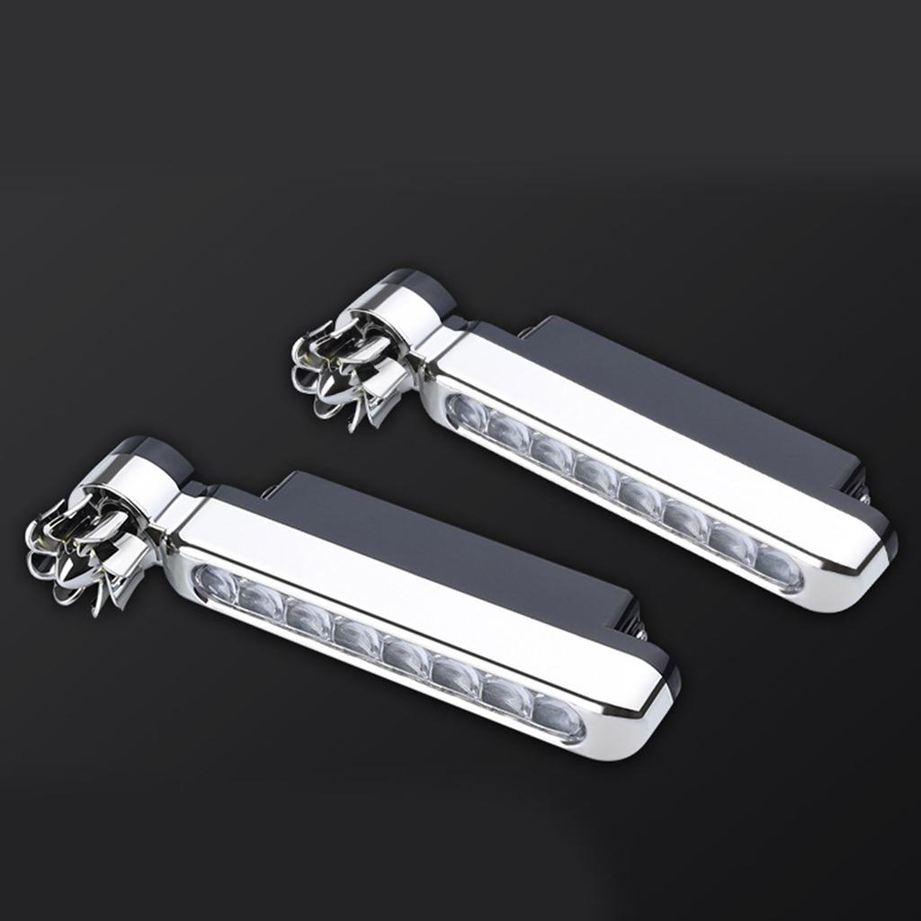 Wind Powered LED Lights Versatile LED Wind Driven Car Mesh Lights for Car Radiators Easy Installation No Battery Needed