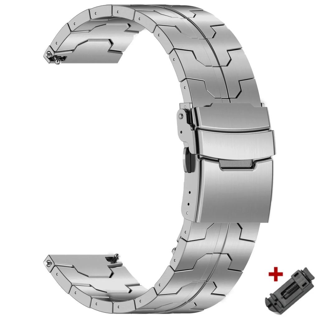 22mm Titanium Strap for Huawei Watch GT5 GT4 46mm Watch 4/4 Pro Band for Amazfit Balance Active 2 Luxury 20mm Watchband Bracelet