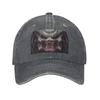 Predator Smile Horror Xenomorph Alien Monster Denim Fabric Cap Casual Baseball Caps Adjustable Hat Summer Unisex Baseball Hats