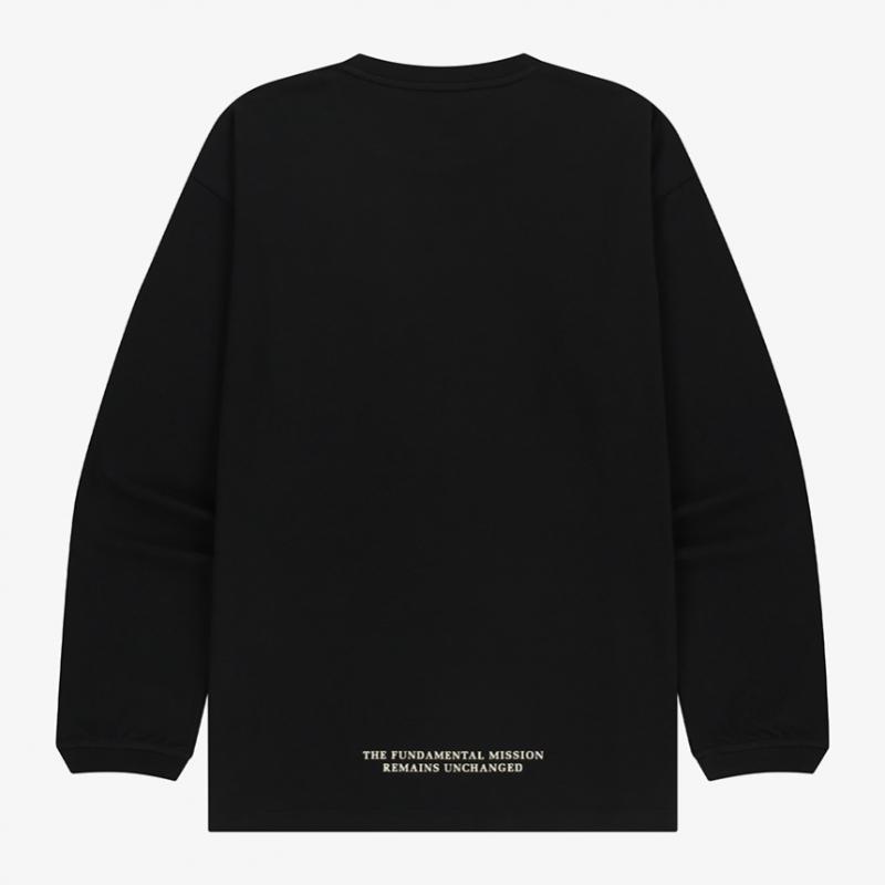 The North Face Long Sleeve Pocket Round Tee Blk Nt7tr50j