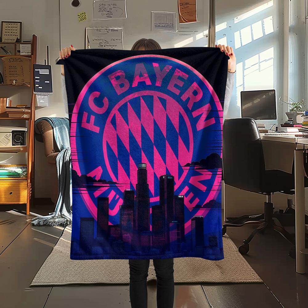 Bayern München3 Flannel Blanket, High quality Comfortable for All Seasons, Home Decor, Warmth and Comfort
