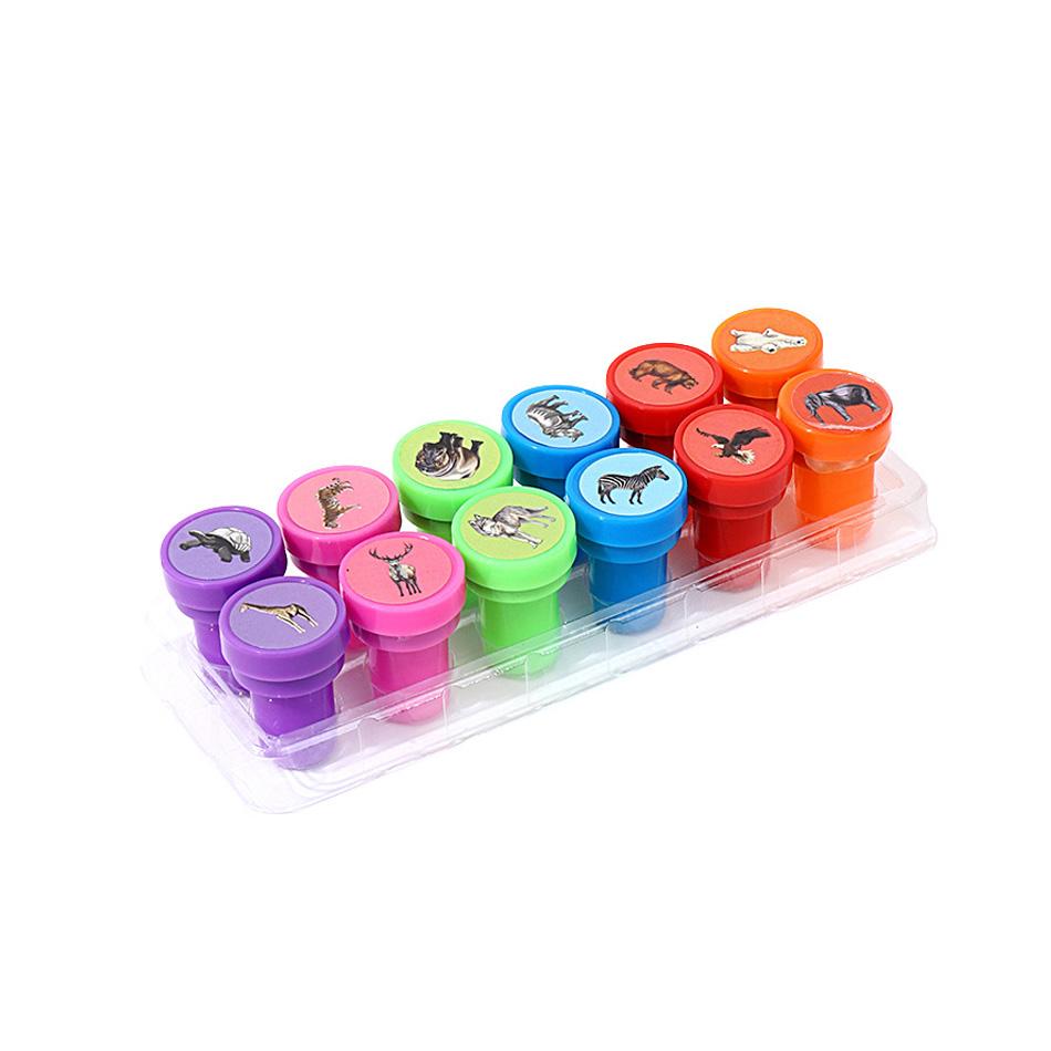 12/pcs Seal Stamps Party Favors Birthday Gifts for Kids Goody Bag Fillers Classroom Rewards Prizes Gifts
