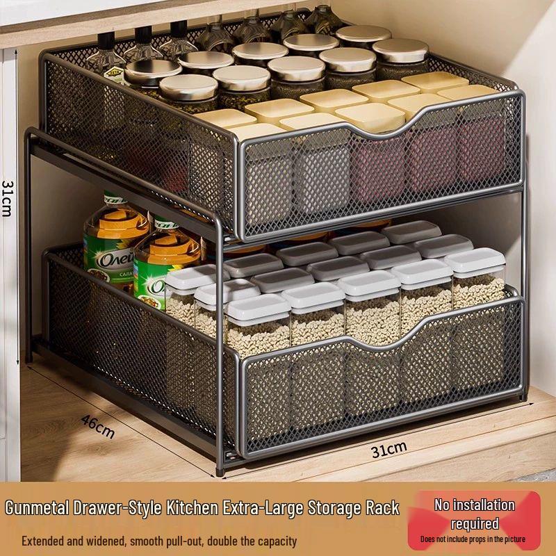 Ausziehbares Unterschrank-Aufbewahrungsregal