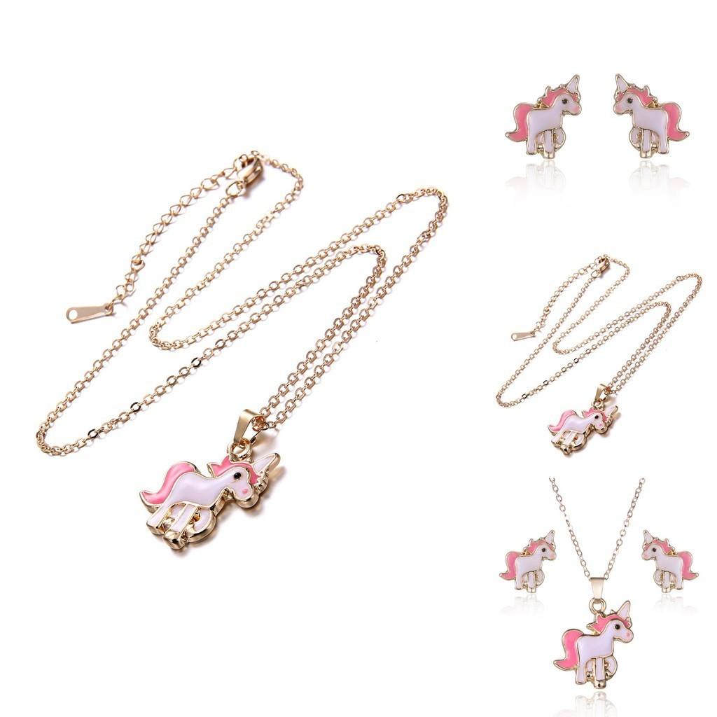 Cute Animal Necklace Set European And American Hot Selling Alloy Jewelry Set