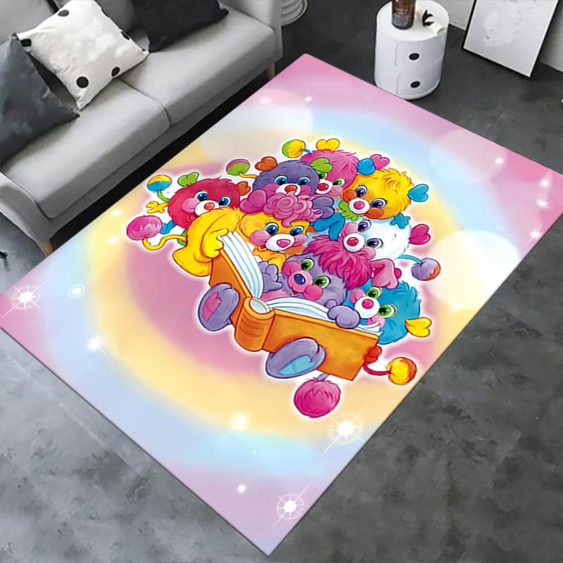 1pc Les Popples Office Carpet Soft Polyester Entrance Carpet Washable Non slip Machine Washable Indo