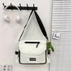 Trendy Nylon Messenger Bag, Large Capacity Crossbody Bag, Casual Flap Shoulder Bag For Teen Student School Bags Satchel