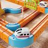 1 Stück Wiederaufladbarer Magnetischer Zug für Kinder für Magnetische Schiene Elektrischer Motorisierter Motor Pädagogisches Bauenspielzeug Zubehör