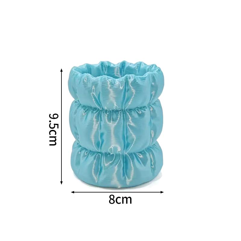 3D Printed Makeup Brush Holder Large Capacity Pen Holder 3D Printed Stationery Storage Box Desktop Decorative Ornaments