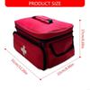 2025 New Polyester Emergency Clinical Bag With Interior Dividers For Travel Outdoor Use
