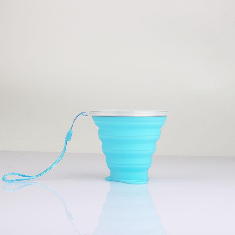 Silicone Collapsible Outdoor Cup: Portable, Telescopic for Water, Coffee, and Mouthwash