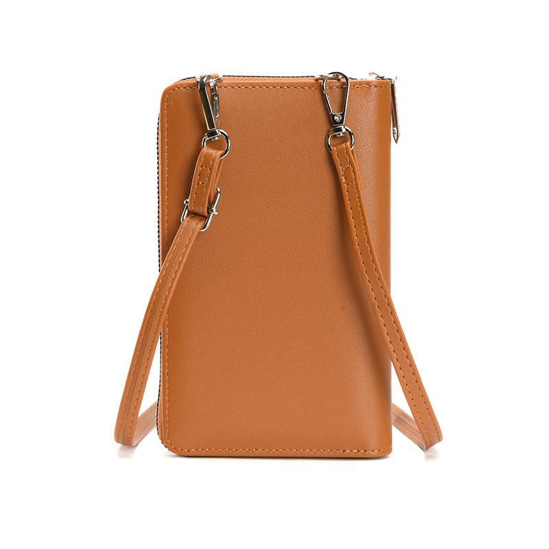 A Lightweight Zippered Single-shoulder Phone Bag That Can Be Carried Diagonally Is Fashionable