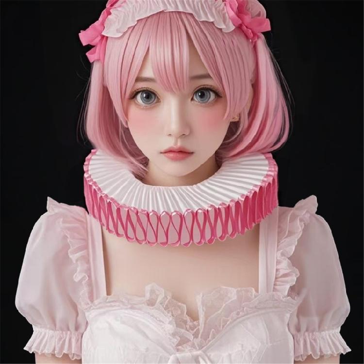 Renaissances Elizabethan Ruff Collar Neck Ruffle Victorian Colonial Dickens Neck Collar Halloween Costume Cosplay Props