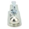 Straight Tongue Trailer Coupler 50mm Hitch Ball 50mm Channel 3500 Load Capacity for 50mm Square Tube
